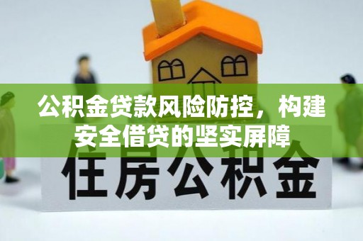 玛纳斯公积金贷款风险防控，构建安全借贷的坚实屏障