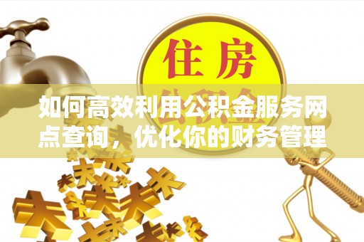 玛纳斯如何高效利用公积金服务网点查询，优化你的财务管理
