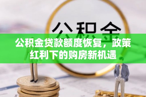 玛纳斯公积金贷款额度恢复，政策红利下的购房新机遇