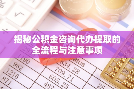 玛纳斯揭秘公积金咨询代办提取的全流程与注意事项