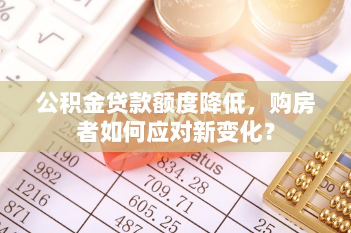 玛纳斯公积金贷款额度降低，购房者如何应对新变化？