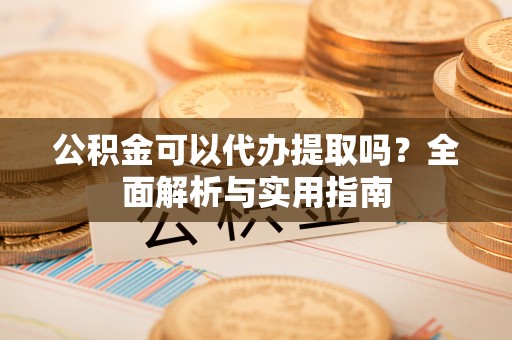 玛纳斯公积金可以代办提取吗？全面解析与实用指南