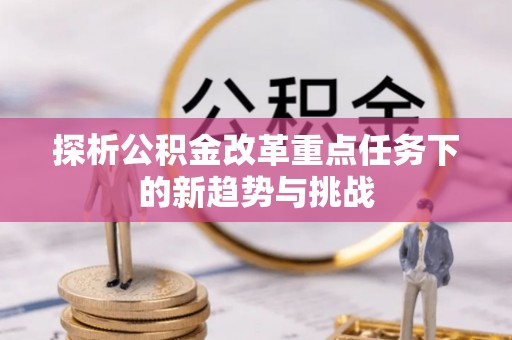 玛纳斯探析公积金改革重点任务下的新趋势与挑战
