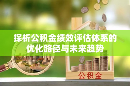 玛纳斯探析公积金绩效评估体系的优化路径与未来趋势