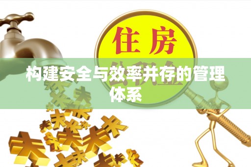 玛纳斯构建安全与效率并存的管理体系