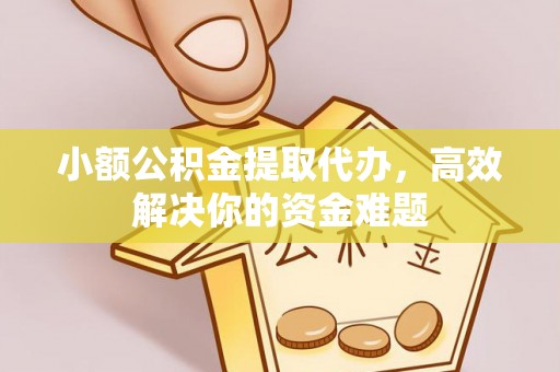 玛纳斯小额公积金提取代办，高效解决你的资金难题