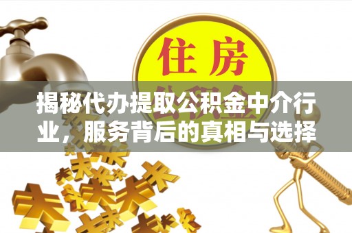 玛纳斯揭秘代办提取公积金中介行业，服务背后的真相与选择指南