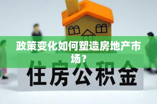 玛纳斯政策变化如何塑造房地产市场？