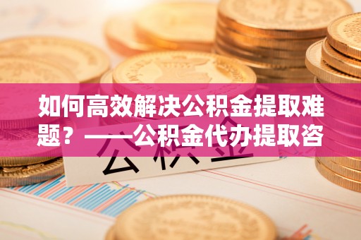 玛纳斯如何高效解决公积金提取难题？——公积金代办提取咨询服务全解析