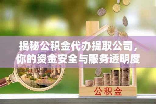 玛纳斯揭秘公积金代办提取公司，你的资金安全与服务透明度指南