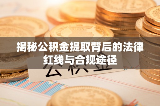 玛纳斯揭秘公积金提取背后的法律红线与合规途径