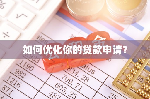玛纳斯如何优化你的贷款申请？