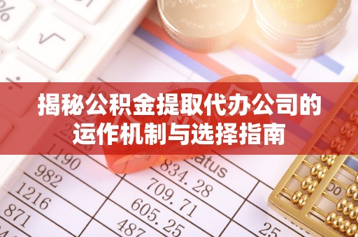 玛纳斯揭秘公积金提取代办公司的运作机制与选择指南