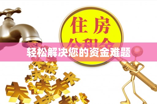 玛纳斯轻松解决您的资金难题
