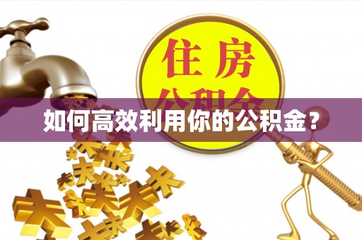 玛纳斯如何高效利用你的公积金？