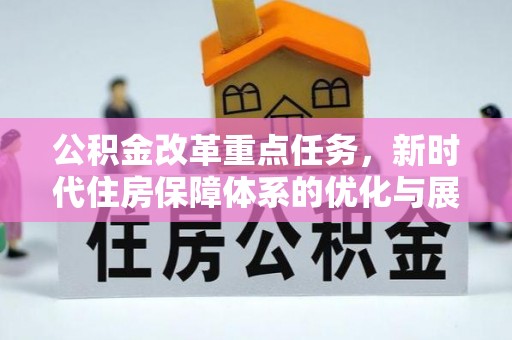 玛纳斯公积金改革重点任务，新时代住房保障体系的优化与展望