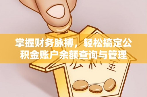 玛纳斯掌握财务脉搏，轻松搞定公积金账户余额查询与管理