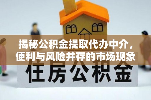 玛纳斯揭秘公积金提取代办中介，便利与风险并存的市场现象