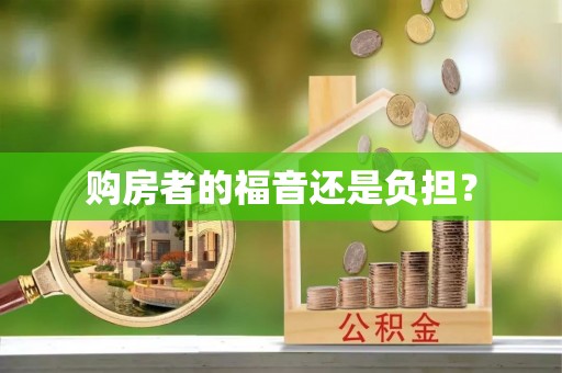 玛纳斯购房者的福音还是负担？