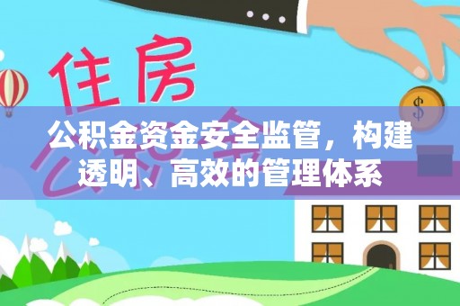 玛纳斯公积金资金安全监管，构建透明、高效的管理体系