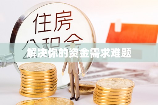 玛纳斯解决你的资金需求难题