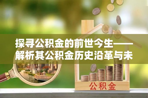 玛纳斯探寻公积金的前世今生——解析其公积金历史沿革与未来方向