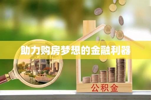 玛纳斯助力购房梦想的金融利器