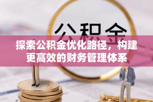 玛纳斯探索公积金优化路径，构建更高效的财务管理体系