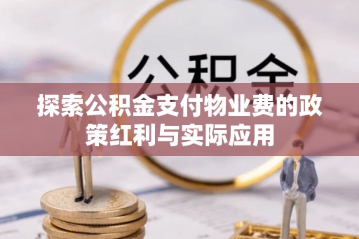 玛纳斯探索公积金支付物业费的政策红利与实际应用