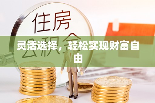 玛纳斯灵活选择，轻松实现财富自由
