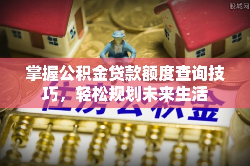 玛纳斯掌握公积金贷款额度查询技巧，轻松规划未来生活