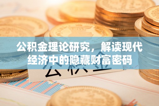 玛纳斯公积金理论研究，解读现代经济中的隐藏财富密码